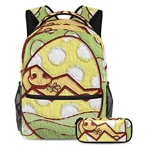 Sac à dos dinosaure avec trousse pour garçon et fille