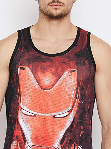 Image of Marvel Avengers by Wear Your Mind Men's Printed Vest (MMV0092P.2 M)
