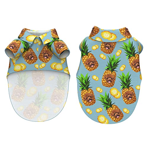 Personalized Hawaiian Dog Shirt Customized with Funny Photo Want