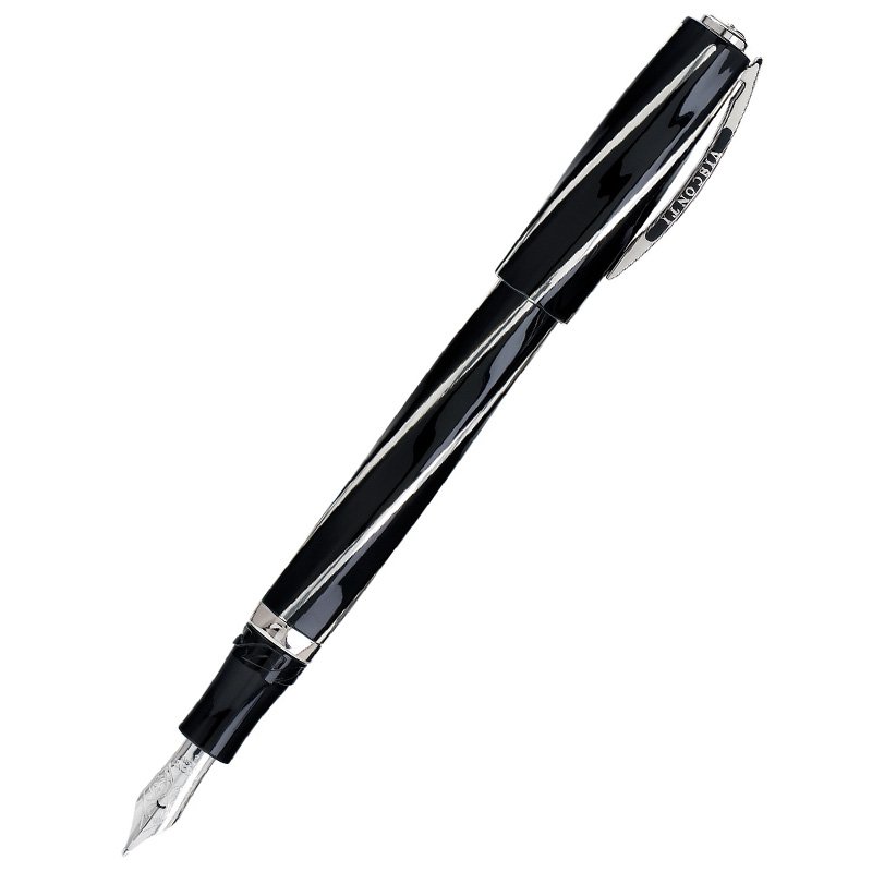 Amazon.com : Visconti Black Divina Fine Large Fountain Pen