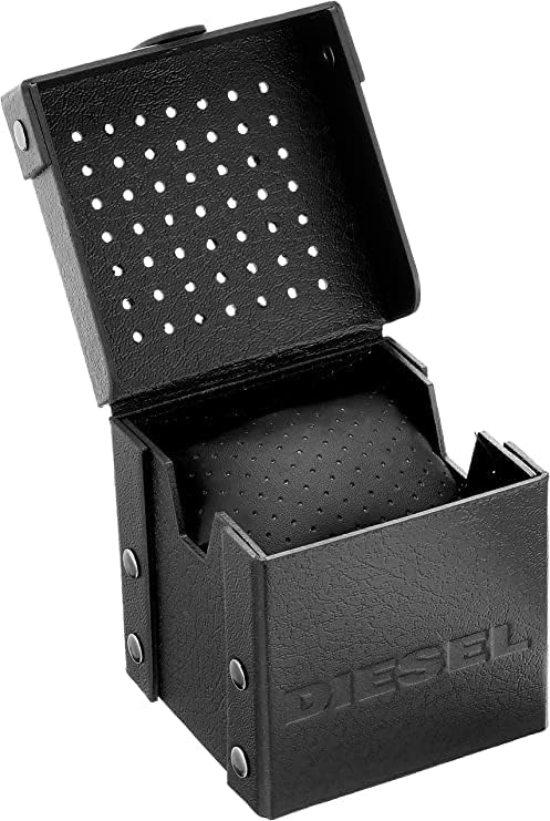 Miniatura 4 de Diesel DZ7467 - Reloj de acero inoxidable con esfera negra de tres manecillas Uber Chief para hombre Negro