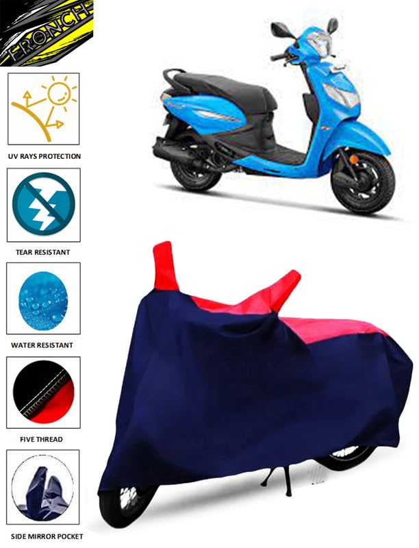 Image of Waterproof Bike Cover For Hero Pleasure Plus (Blue)