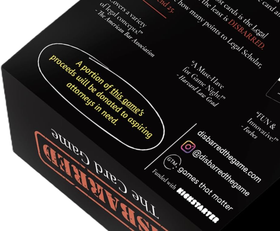 DISBARRED: The Card Game (Founders Edition)