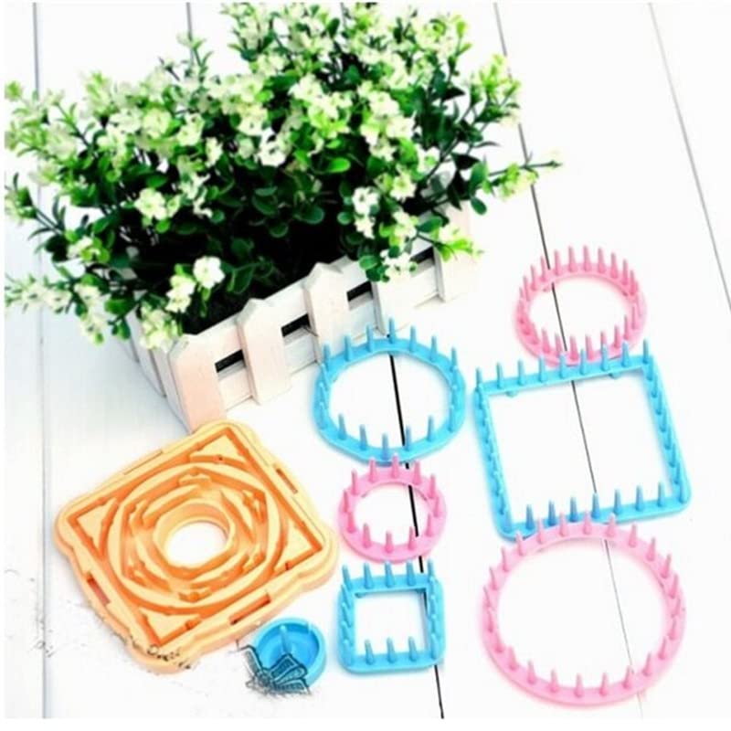 9pcs Hand Knitting Loom Flower Daisy Pattern Flower Daisy Pattern Maker Wool Yarn Needle Hobby Loom Machine Sewing Tools Color - Sewing Tools & Accessory -