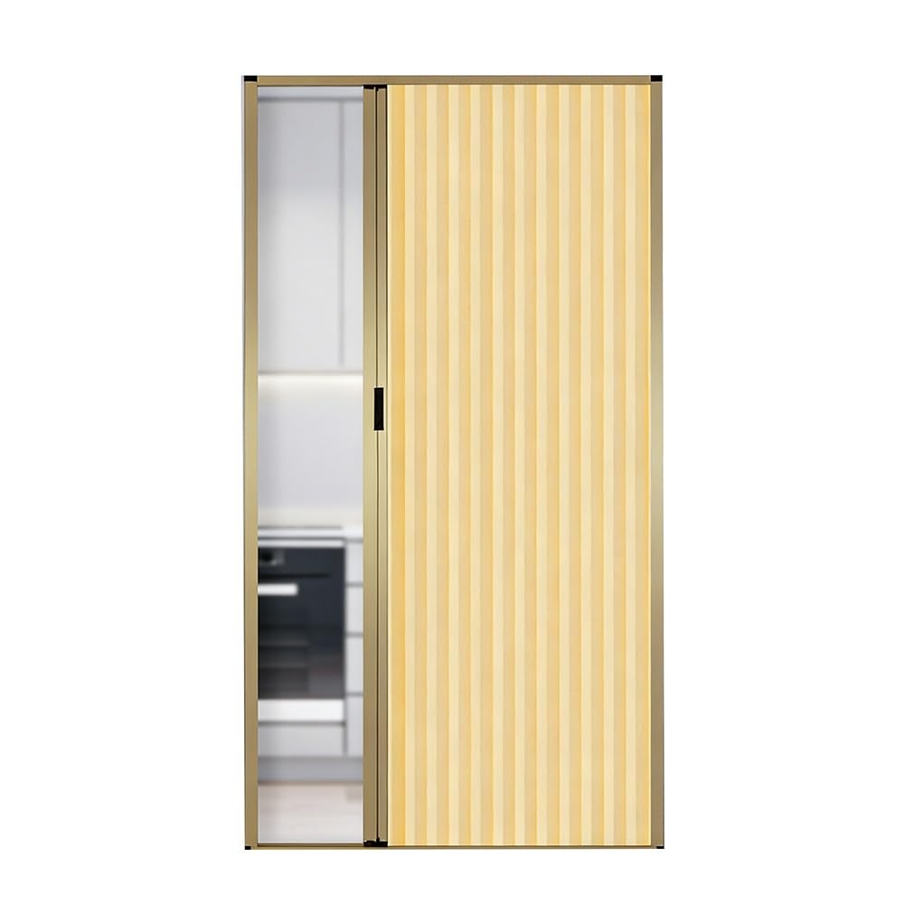 Akkordeon-Schranktür, Trennelement Für Flur Und Schrank, Temporäre Tür, Schiebetür Mit Ausziehbarem Insektenschutzgitter Für Schlafzimmer, Badezimmer Und Küche(15.7x55.1in)