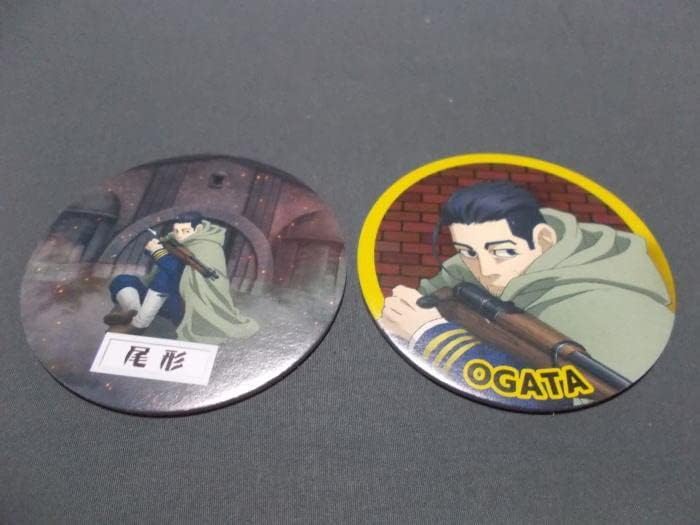 丸面子 2種 尾形百之助 ゴールデンカムイ めんこ 網走監獄決戦