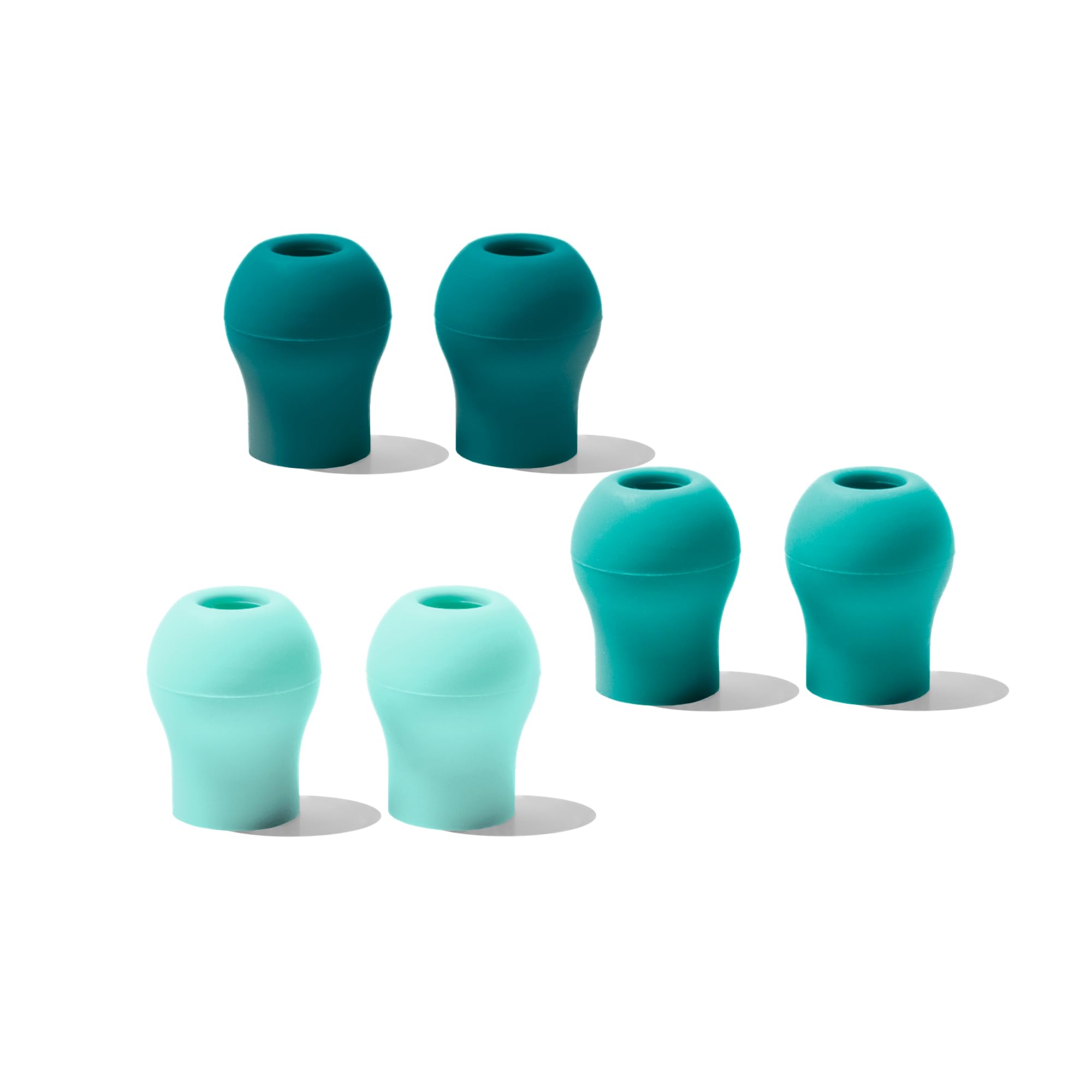EKOCORE 500™ Rubber Ear Tips, 6 Pairs (Rainforest Collection)