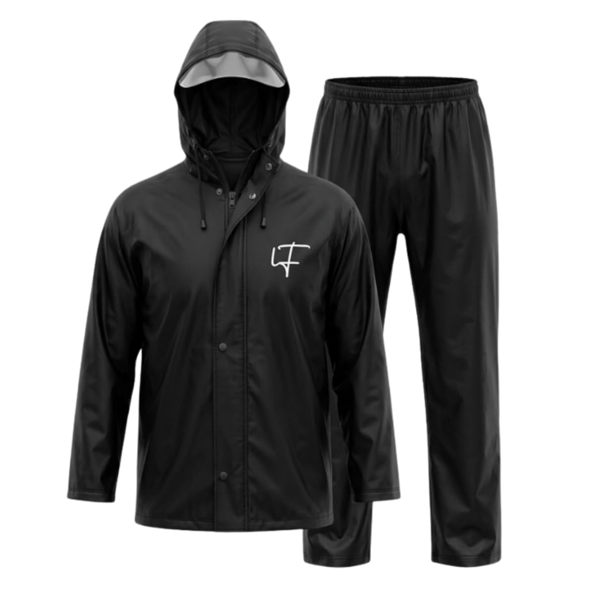 leriya fashion Raincoat for Men Waterproof with Hooded Cap | Lightweight Windproof Rainsuit Jacket for Men Waterproof | 2-Piece Raincoat with Button Closure | Rainwear Ideal for Bike Riding & Travel-picture-45
