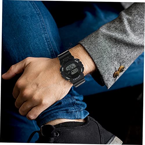 Waterproof Electronic Sports Watch for Students Minimalist Design Luminous Display Adjustable Strap for Outdoor Activities4