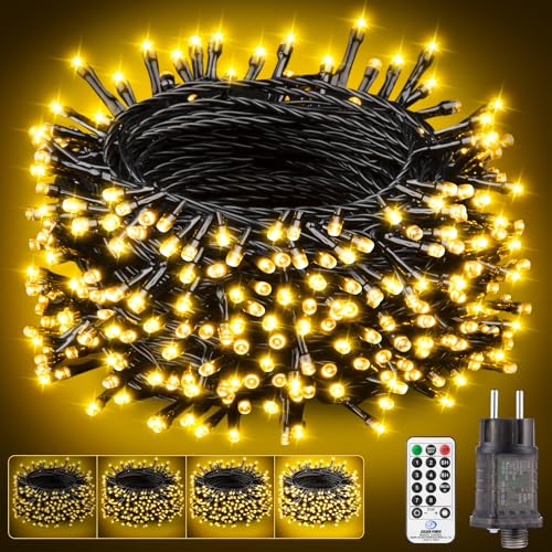 Light-Brightly Lichterkette Außen Innen Weihnachtsbaum Strom - 25m...