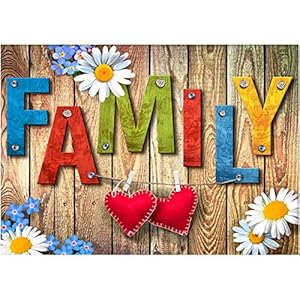VETPW 5D DIY Diamant Malerei Set Familie