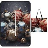 Rits Type Stranddeken Kerstballen Picknick Outdoor Deken Waterdicht Opvouwbaar voor Strand, Camping, Reizen