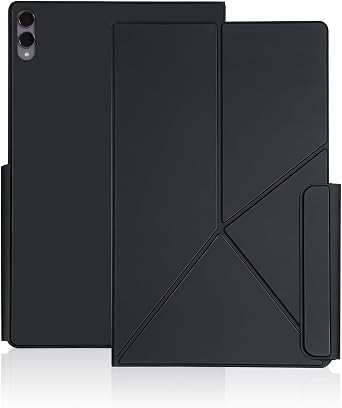 OATSBASF for Galaxy Tab S11 Ultra Case 2025, Magnetic Book Cover Tablet Case, Slim Minimalist Style, Foldable Stand, Support Auto Wake/Sleep, 14.6 inch, Black
