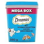 Dreamies – Dreamies Klassiker Katzensnacks mit Lachs – Traumhaft knuspr