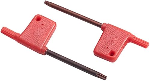 Miniatura 3 de Utoolmart Destornillador Torx, llave inglesa T15 S2 con mango de bandera de estrella, 10 unidades