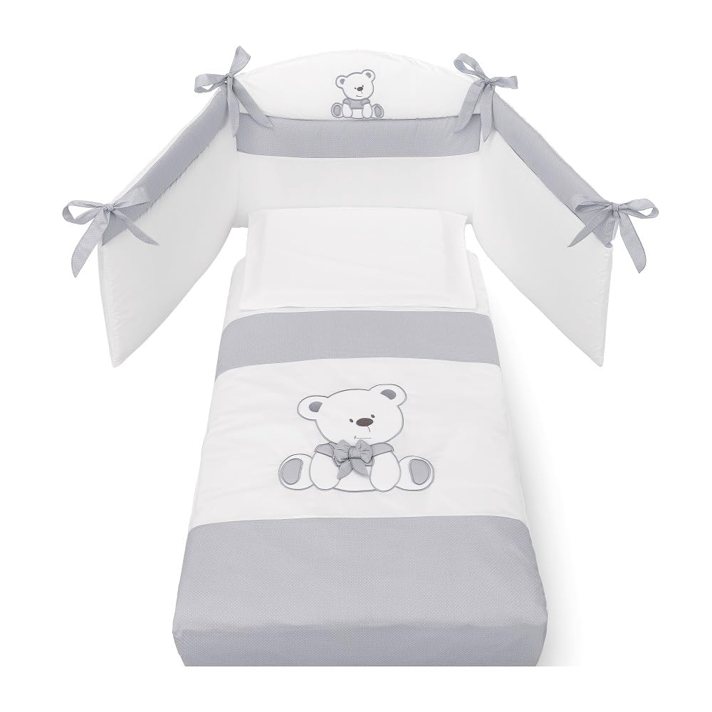TATO COMPLETO SFILABILE SET 3 PEZZI BIANCO GRIGIO