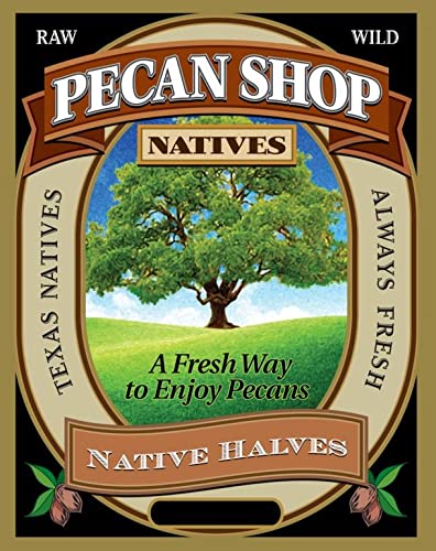 Pecan Shop Just Harvested Unsprayed Raw Organic Practice 12 Oz Fresh Texas Native Pecan Halves-Fresh Direct Ship #TOP1