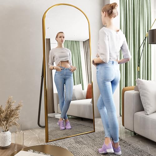 SDXYSTCE Espejo de cuerpo entero de arco grande, 160 x 50 cm, esp...