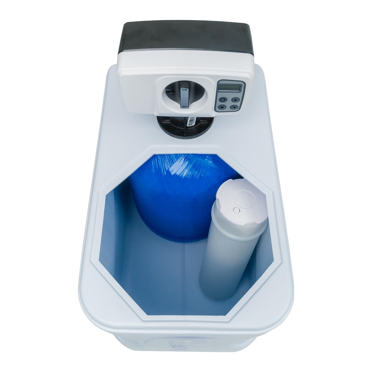 IWK 1500 - Descalcificador de agua (4-5 personas, contenido de resina de 14,5 L, sin set de conexión)