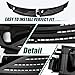 LIULANGXY Windshield Wiper Cowl Cover Panel Grille Compatible with 2009-2014 Ford F150, Left & Right Side Front Insert Panel with Clip, Replaces# FL3Z15022A69A (Without Nozzles Hoses)