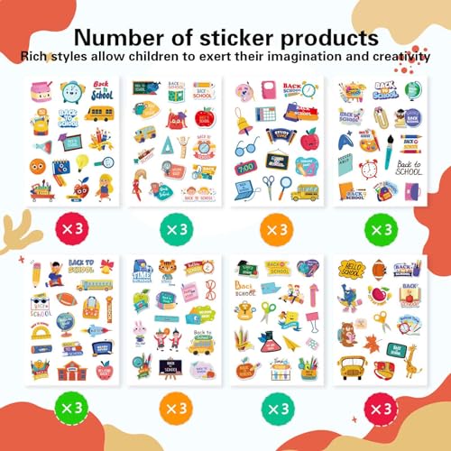 Welcomebackstickers387pcsfirstdaypartyfavorshappybacktoschoollabelsmotivationalstickersforkidsteachers Urban Country Home Decor Welcome back stickers 387pcs first day party favors happy back to school labels motivational stickers for kids teachers urban country home decor