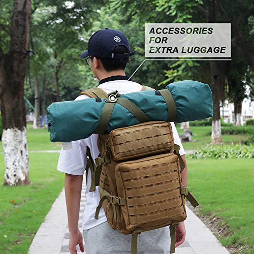 Image of MAGARROW 1.5 inch Utility Straps with Buckle Adjustable, 4-Pack (Army Green, 9.5 feet Long)
