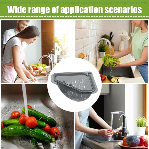 Colador triangular magnético para fregadero de cocina miniatura 7