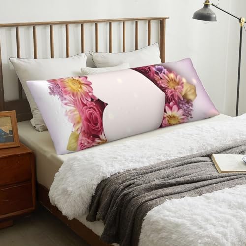 Housse de coussin ultra douce avec fermeture éclair lit