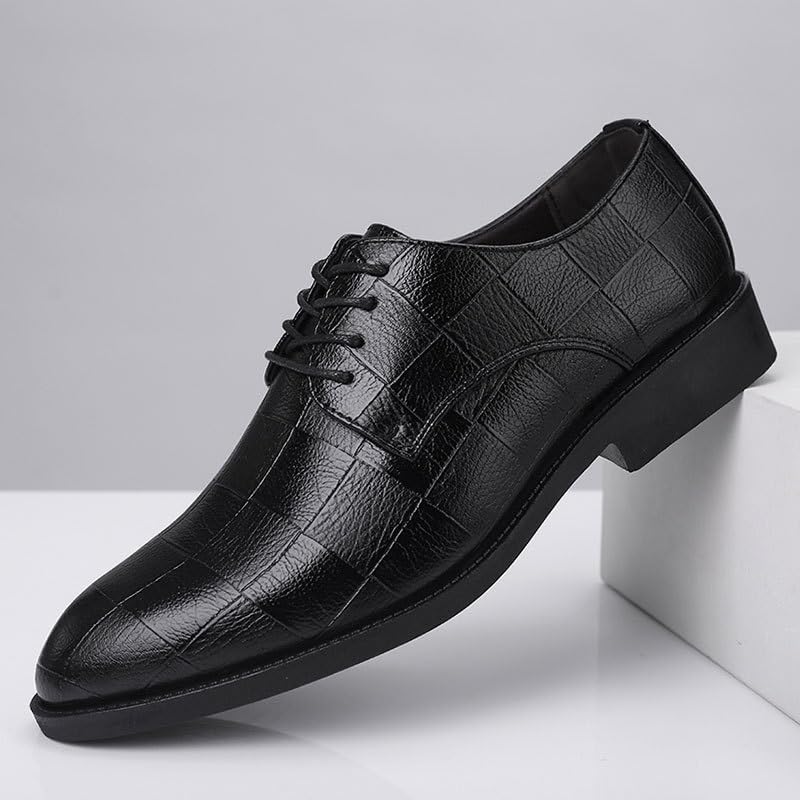 New Men's Black Suit Shoes, Italian Leather Formal & Party Dress Shoes, Office & Social Shoes for Men2
