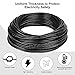 18 Gauge 2 Conductor PVC Cord, Oxygen-Free Copper Cable, 50FT Pure Copper Electrical Wire for LED Lamp Lighting Strips, Automotive