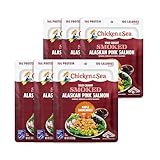 Chicken of the Sea Maple Smokehouse Flavor Alaskan Pink Salmon in Water, 3 Ounce Salmon Packet, 6-Count – High Protein Skinless, Boneless Wild Caught Salmon – Easy, Nutritious Ready to Eat Meals