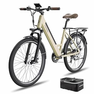 Fafrees F26 Pro Elektrische fiets, 250 W, 66 cm (26 inch), voor dames, stedelijke elektrische fiets, 14,5 Ah/522 Wh accu, ondersteunt mobiele app, bereik 90-110 km
