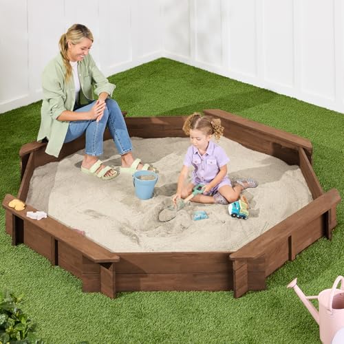 Best Choice Products Kid's Large Octagonal Wooden...