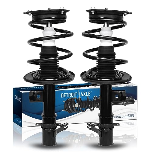 Image of Detroit Axle - 2 Front Struts for 2007-2013 Nissan Altima Complete Struts with Coil Spring 2008 2009 2010 2011 2012 Replacement Quick Install Ready Strut Shock Assembly