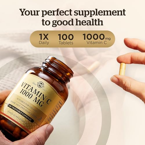 Solgar Vitamin C 1000mg - Healthy Immune System - Helps Fight Free Radicals - Vegan - Pack of 100 Capsules - Image 3