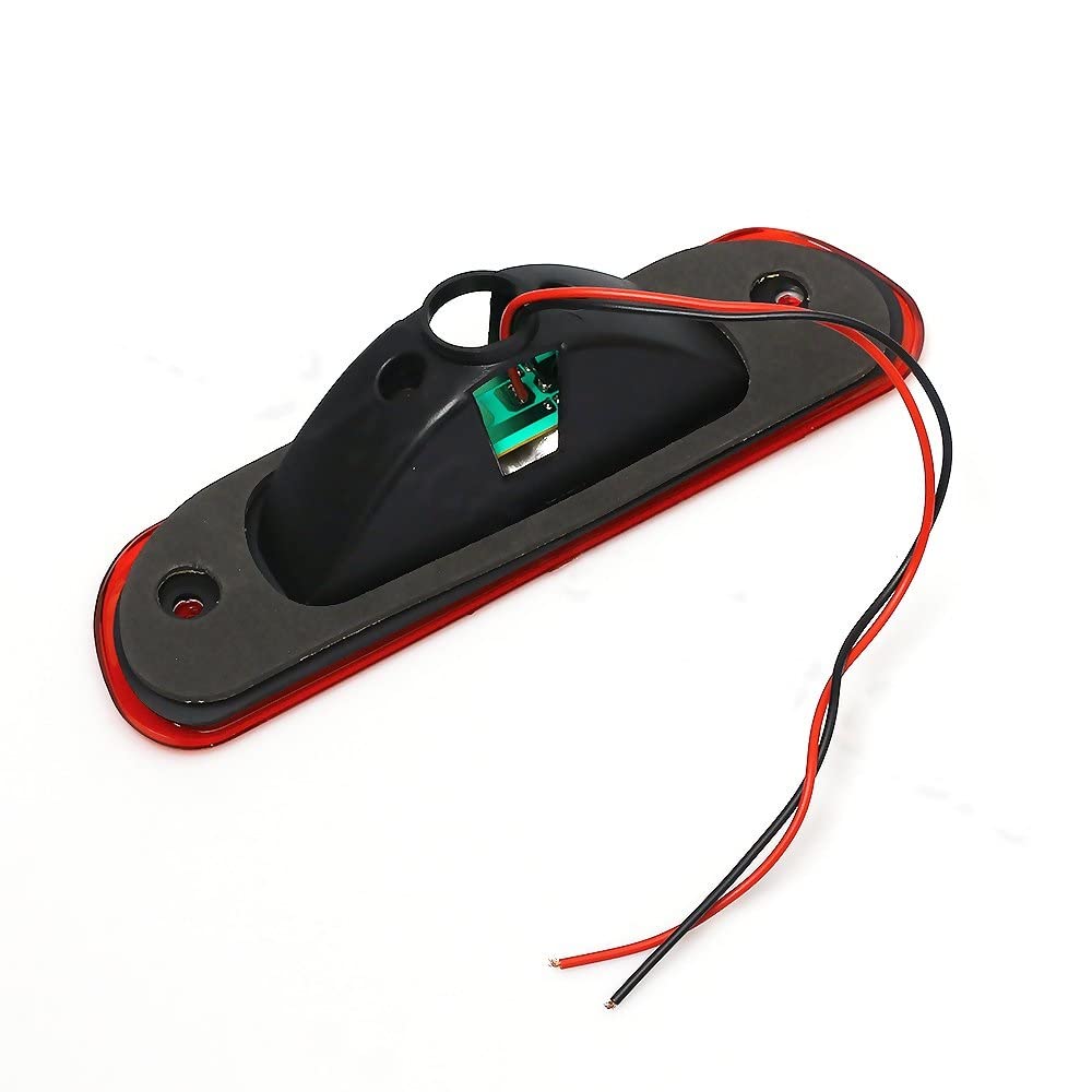 RWPKDT For Jeep, Grand Cherokee 1997-2001 Derde 3E Remlicht LICHT Achterlicht Onderdelen LICHT Achtermontage Extra remlicht 55155614AE Auto remlicht(1pcs LED Smoke Lens