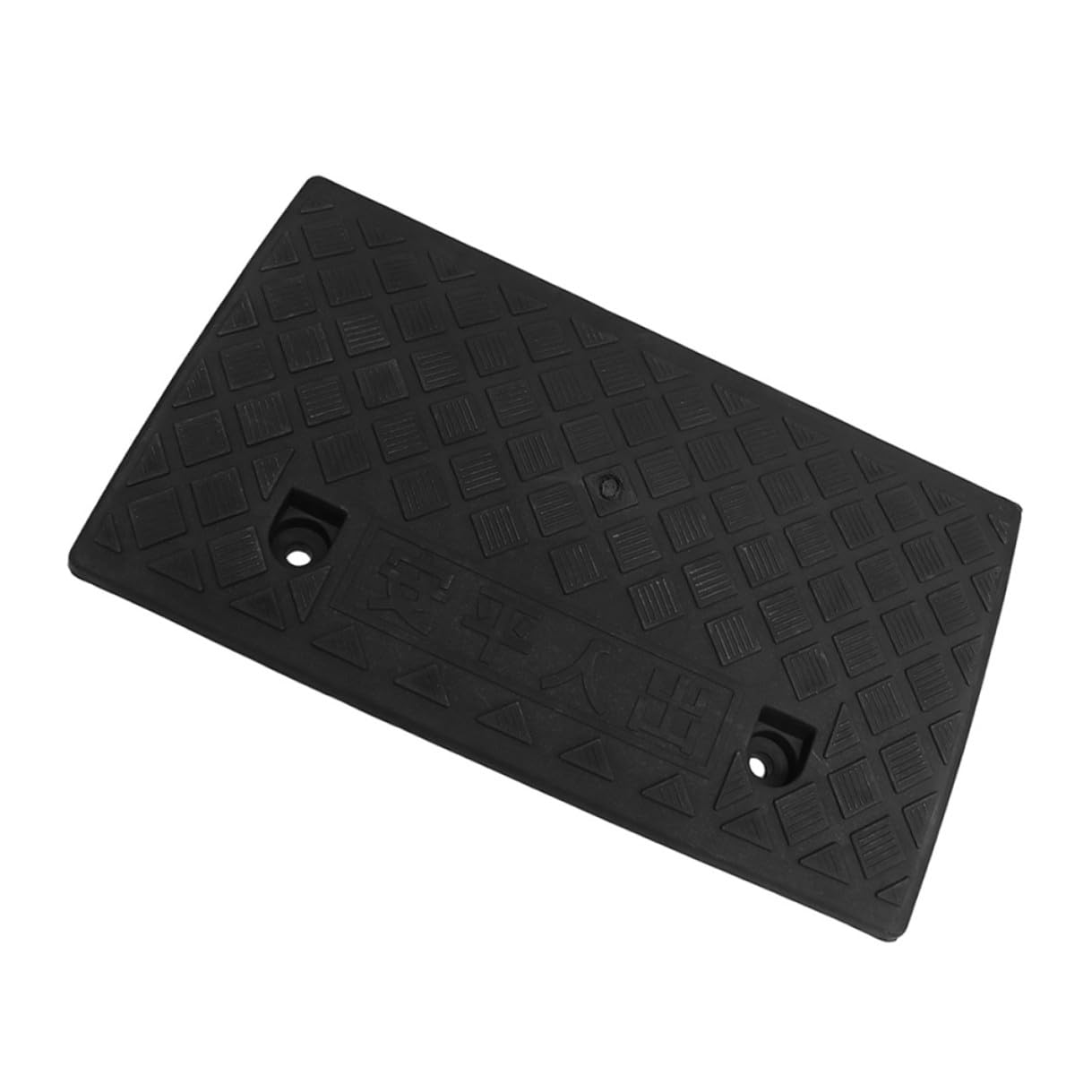 Rampa de Bordillo de Goma para Vehículos, 10cm, Negra