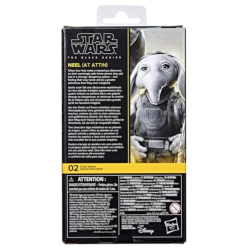 Star Wars Hasbro, The Black Series, Neel (Ad Attin), Action Figure Ispirata Alla Serie Skeleton Crew, Da 15 Cm - 9
