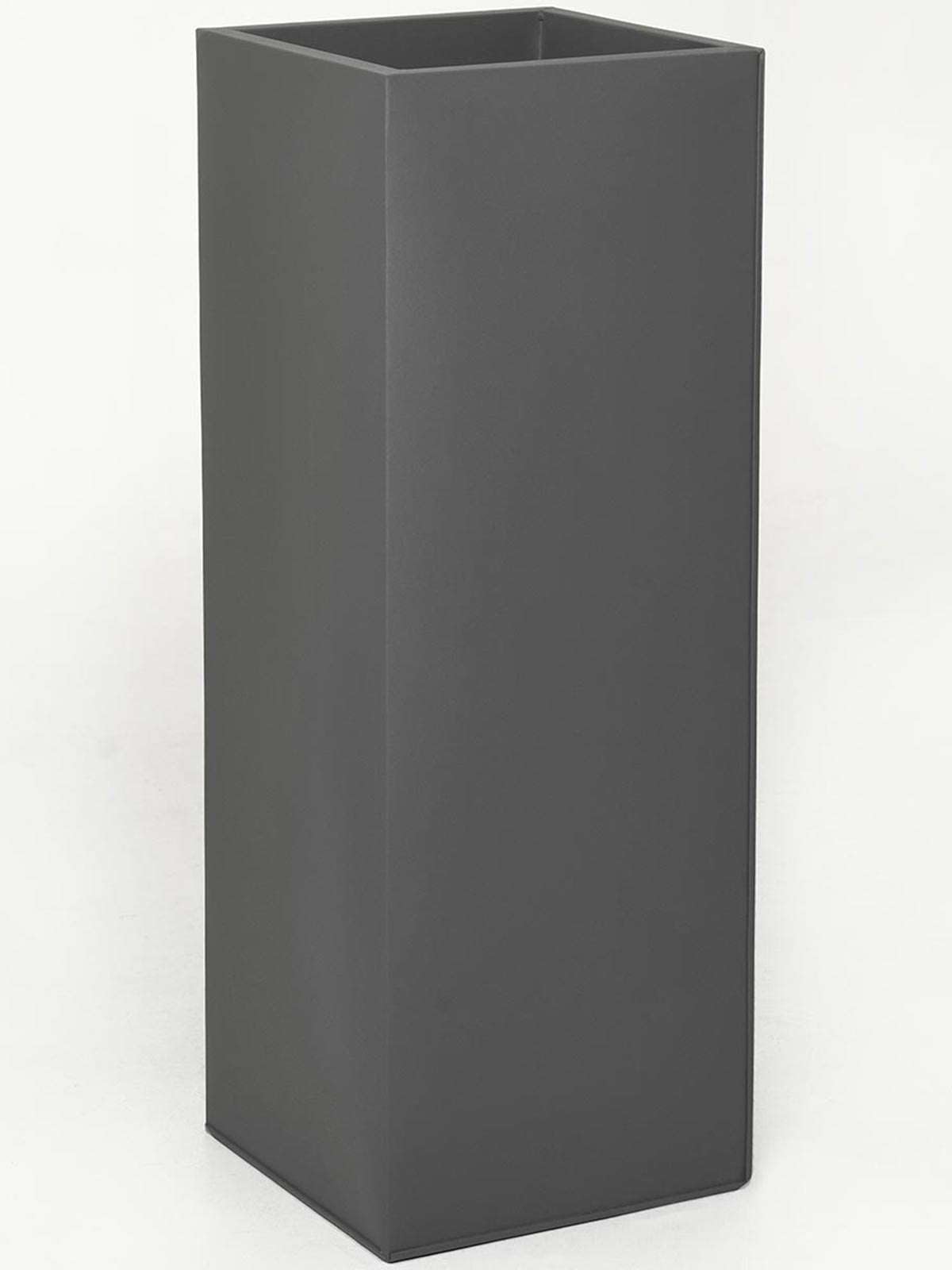 VIVANNO Pflanzkübel Zink Metall Anthrazit Block 100 Blumenkübel Eckig | Frostsicherer Übertopf für Außen und Innen, inklusive Bewässerungssystem, 100x40x40 cm Säule aus Stahlblech