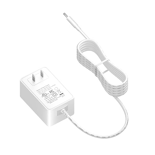 Reemplazo del cable de alimentación de 5 V para Hatch Baby Rest, Rest+ y Rest Mini máquina de sonido, cargador adaptador de CA blanco estilo barril