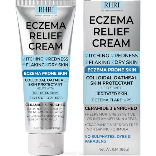 Image of Eczema Cream For Adults with Colloidal Oatmeal for Itching & Redness Relief