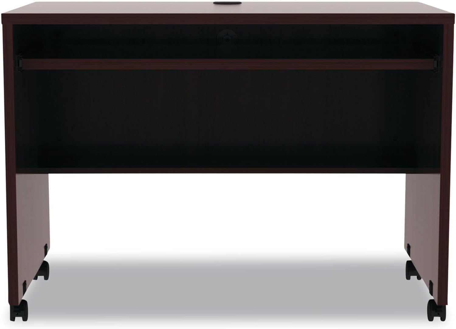 Alera ALE Valencia Mobile Workstation Desk, 41 3/8 x 23 5/8 x 29 7/8, Mahogany