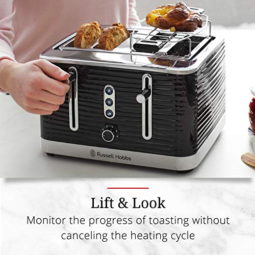 Russell-Hobbs-TR9450BR-Coventry-4-Slice-Toaster-Black-Included-Warming-Rack Russell Hobbs TR9450BR Coventry 4 Slice Toaster Black Included Warming Rack