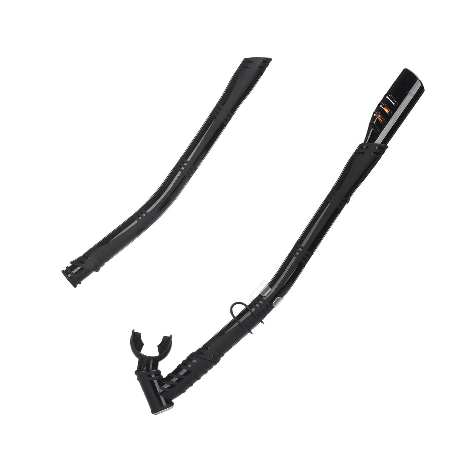 Snorkel de Natación Tubo de Buceo Snorkel para de Silicona Longitud Ajustable Válvula Seco Adecuado para Adultos y Jóvenes en