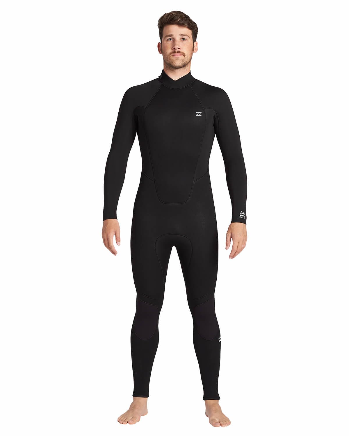 Billabong Mens Foil 5/4mm Back Zip GBS Wetsuit - Black - Lightweight