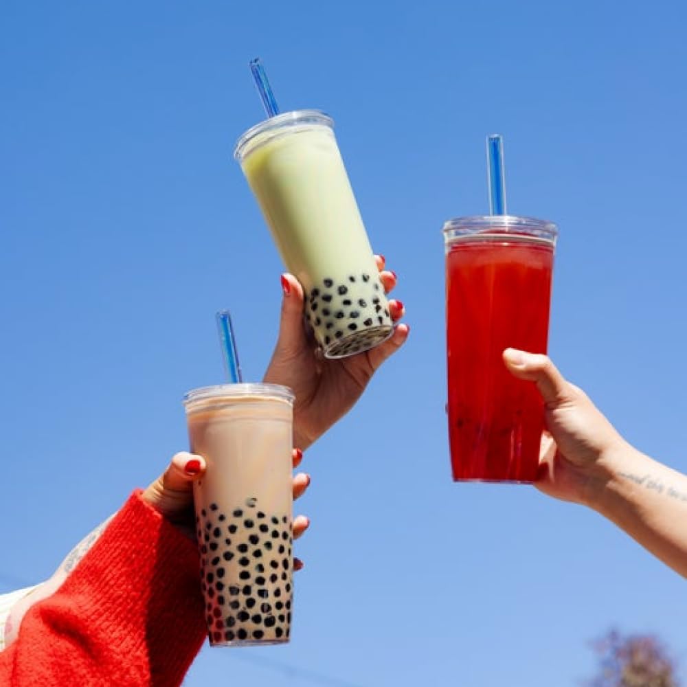 KeepCup Cold Cup - Clear Plastic, Reusable Ice Coffee Cup with Lid and Straw - Extra Large 20oz (590ml), 20 oz - Image 2