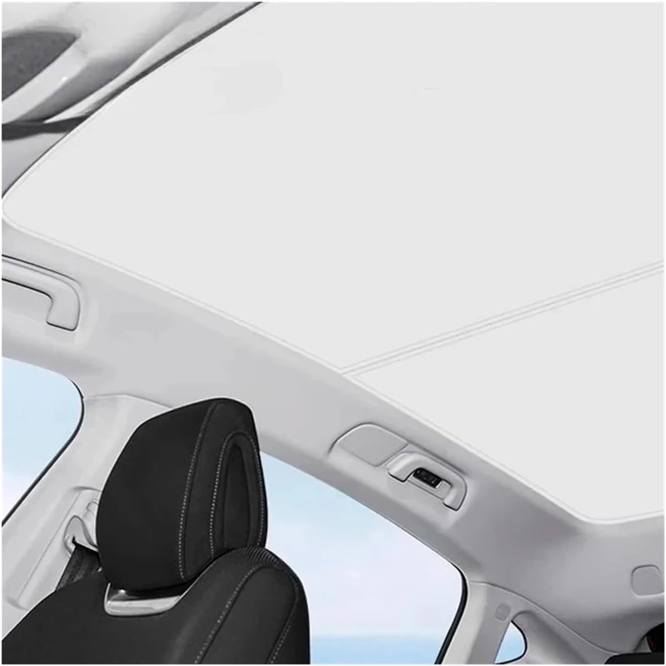 Compatible For Xpeng G6 2024 2025 2026 Car Clip Sun Shades Glass Roof Sunshade Front Rear Sunroof Skylight Sun Visor Curtain Accessories(Style D)