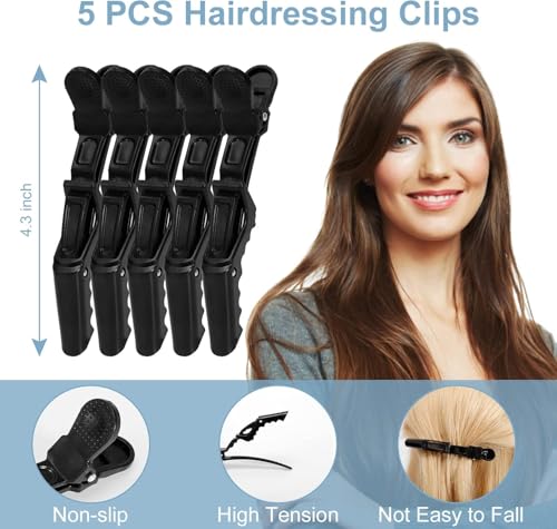 CACASO 33 Pieces Hair Dye Brush And Bowl Set,Hair Dye Brush/Comb,Hair Tinting Bowl,Ear Cover,Shower Cap,Shawl, Alligator Clip,Gloves For Hair Coloring,Bleaching Hair DIY Salon Hair Coloring Kit