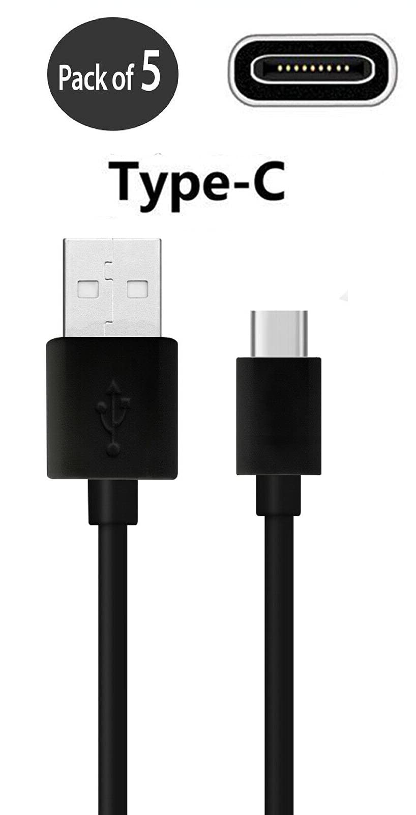 Amazon.com: OEM USB C Cable, 5 Pack 4FT Fast Charging Cable