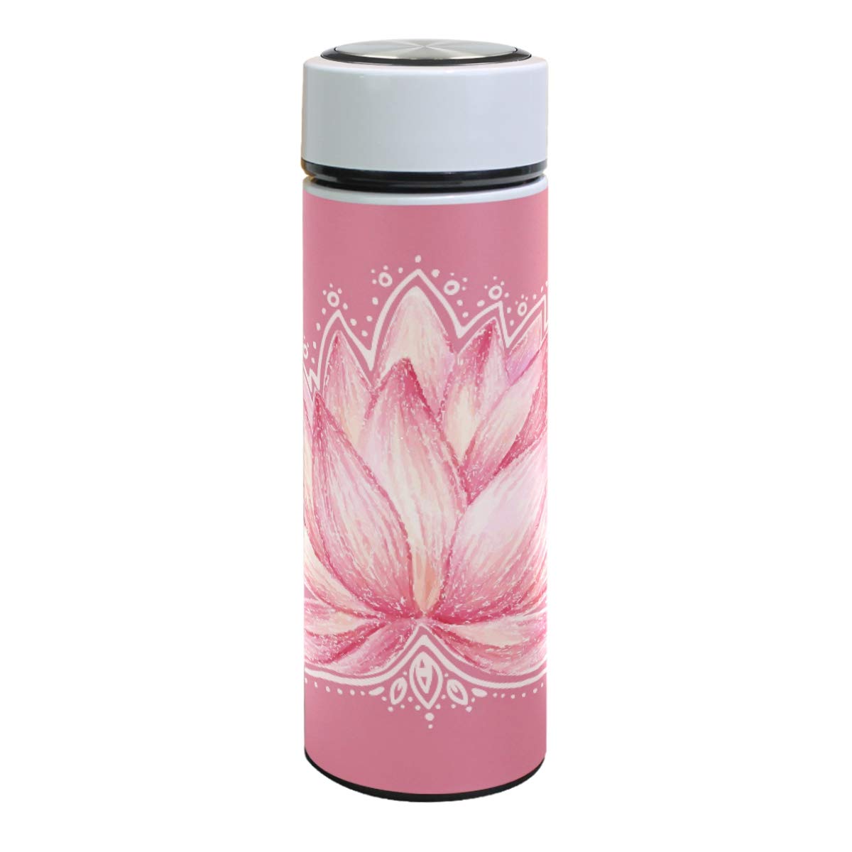 A Little Lovely Company Borraccia Termica in Acciaio Inossidabile - 350 ml - Ice-Cream unisex (bambini